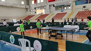 HENDEK’TE MASA TENİSİ HEYECANI YAŞANDI