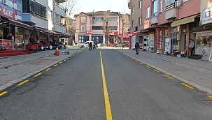 YOL ÇİZGİ ÇALIŞMASI BAŞLADI
