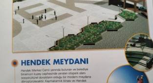 Eski başkan İnci'nin Hendek Meydanı Projesi de hayal oldu!