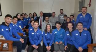 BABAOĞLU’NDAN AVRUPA ŞAMPİYONUNA ZİYARET