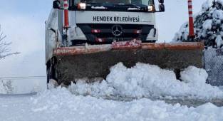 Hendek Belediyesi 7/24 Kar Nöbetinde!