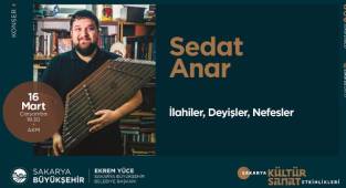 Kültür Sanat Etkinlikleri Sedat Anar Konseriyle Devam Edecek