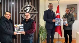 Özcan Nalbant ve Murat Kaya'ya Almanak Ziyareti