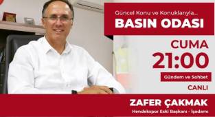 Basın Odasının bu haftaki konuğu Zafer Çakmak...