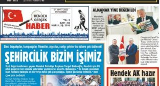 Hendek Gerçek Haber Mart Ayı Sayısı...