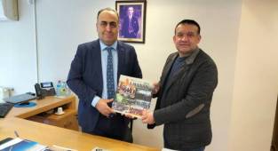 Müdür Karakoç' a Almanak Ziyareti