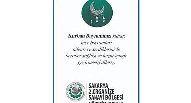 2.OSB YÖNETİMİ KURBAN BAYRAMI MESAJI YAYINLADI.