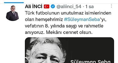 Ali İnci'den önce şikayet, sonra anma mesajı...
