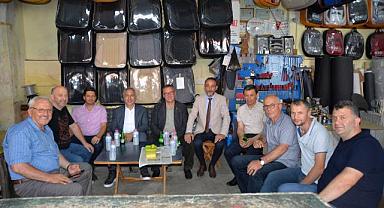 Cumhur İttifakı'ndan tam kadro esnaf ziyareti...