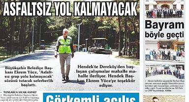 Hendek Gerçek Haber Temmuz Sayısı