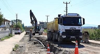 Büyükşehir Belediyesi Atatürk Caddesi’nin içme suyu hattını yeniliyor
