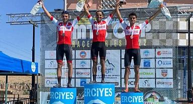 Büyükşehir bisiklet sporcusu şampiyonluğa pedal çevirdi