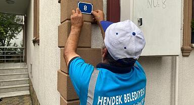 HENDEK’TE KAPI NUMARALARI GÜNCELLENİYOR!