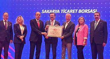 Sakarya Ticaret Borsası “A Sınıfı Akredite Borsa Belgesini aldı.