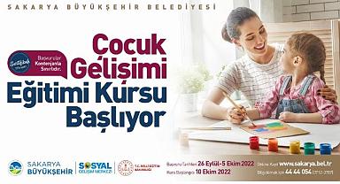 SGM’de sertifikalı ‘Çocuk Gelişimi Eğitim’leri başlıyor