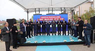 AKOVA MAHALLE MUHTARLIĞININ TEMELİ ATILDI