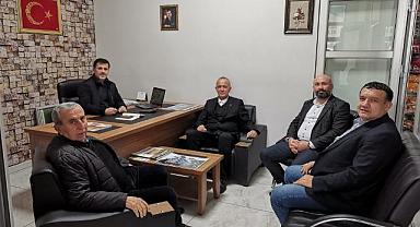 GAZETECİLER, ALİ KEMAL SOFU'YU ZİYARET ETTİ.