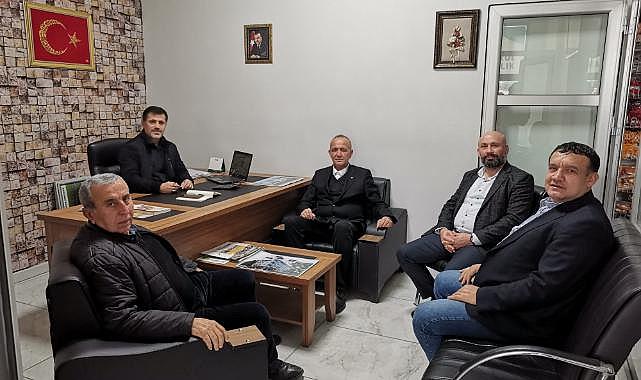 GAZETECİLER, ALİ KEMAL SOFU'YU ZİYARET ETTİ.