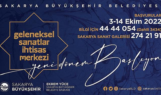 Geleneksel Sanatlar İhtisas Merkezi’nde Yeni Dönem Başlıyor