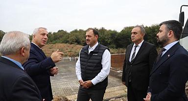 Vali Kaldırım, Fen lisesi şantiye alanını gezdi