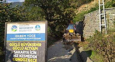 Büyükşehir’den Geyve Dereköy Mahallesi’nin Geleceğine Altyapı Hattı