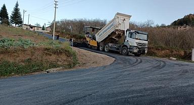 Büyükşehirden Güzlek Mahallesi’ne 2 bin 261 ton sıcak asfalt