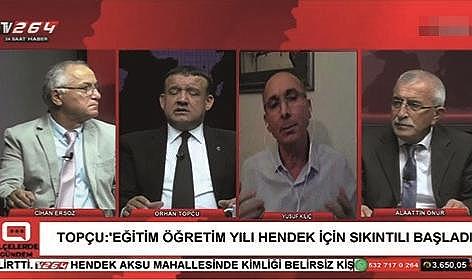 İlçelerde Gündem Programında Hendek konuşulacak...