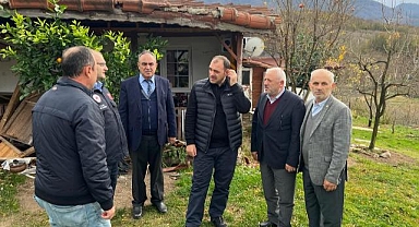 Vali Kaldırım, deprem sonrası Hendek'te inceleme yaptı