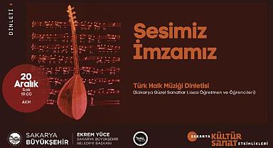 AKM’de Türk Halk Müziği Dinletisi