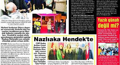 Hendek Gerçek Haber Gazetesi Kasım Ayı Sayısı