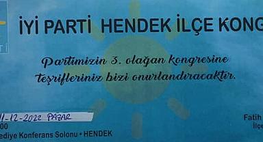 İYİ PARTİNİN KONGRESİ VARMIŞ!