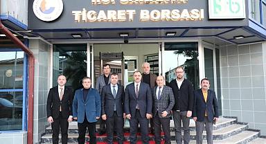Sakarya Valisi Çetin Oktay Kaldırım’dan Sakarya Ticaret Borsası’ na Hayırlı Olsun Ziyareti
