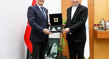 Başkan Yüce, SATSO heyetini ağırladı