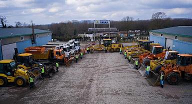 HENDEK’TE EKİPLER OLASI KAR YAĞIŞI İÇİN TEYAKKUZDA