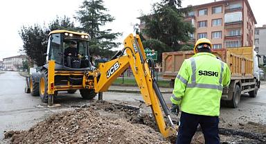İçme suyu hattı tamam, yağmur suyu hattında çalışmalar devam ediyor