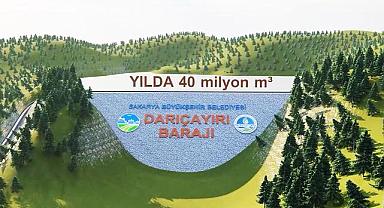 Sakarya’nın Tarihi Projesi Darıçayırı Barajı’nda Çalışmalar Hız Kazandı