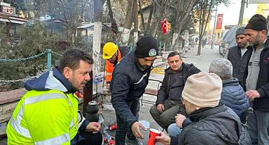 BAŞKAN SOYKAN DEPREM BÖLGESİNDE