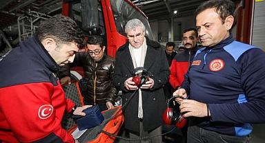 Başkan Yüce Yeniden Deprem Bölgesinde: 