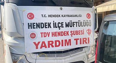 Hendek İlçe Müftülüğü Yardım Tırı Yola Çıktı
