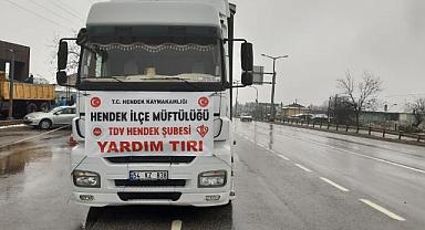 Müftülük çalışanlarından deprem bölgesine içme suyu desteği