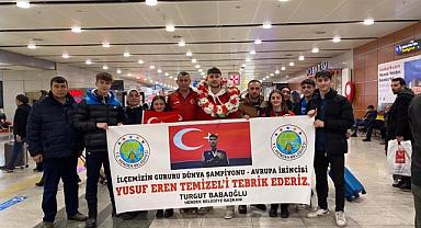 Şampiyon yurda döndü!