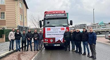 Sunmanlar Dayanışma Derneği, Deprem Bölgesine 2 Yardım Tırı Daha Yolladı