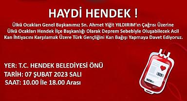 Ülkü Ocaklarından Kan Bağışına Davet!