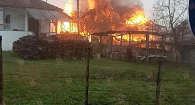 HENDEK'TE KORKUTAN YANGIN!