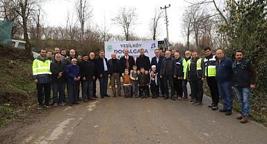 YEŞİLKÖY DOĞALGAZA KAVUŞUYOR. İLK KEPÇE VURULDU!