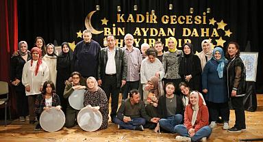 Engelsiz hobi kursu öğrencilerinden ‘Kadir Gecesi’ programı