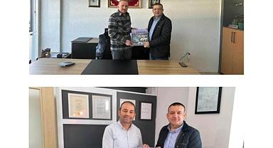 Erol Çetinkala ve Hüseyin Sunman'a Almanak 2022 Ziyareti