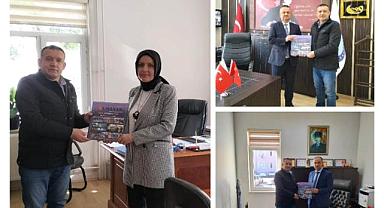 İLÇE BÜROKRATLARINA ALMANAK 2022 ZİYARETİ