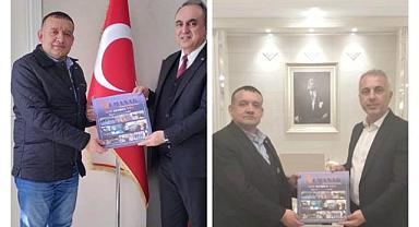 Kaymakam Acır ve Başkan Babaoğlu'na Almanak 2022 Ziyareti