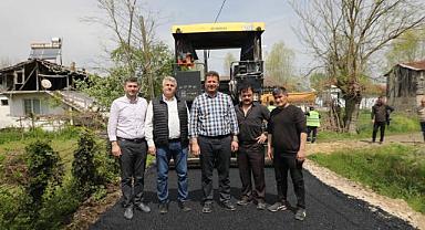 Topağaç Mahallesi'nde asfalt işlemi tamam. Darısı Hendek'in başına!